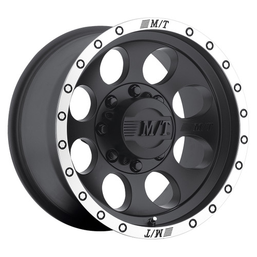 Mickey Thompson Classic Baja Lock Matte Black/Machined Lip 15x10 5x4.5 3.625BS