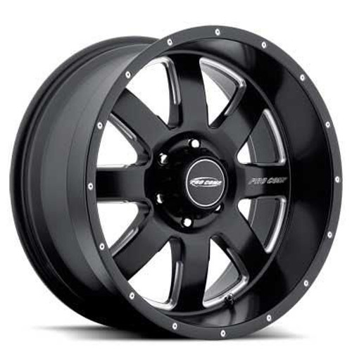 20x9.5 5x150 5BS Type 5183 Matte Black Milled - Pro Comp Wheels 20x9.5 5x150 5BS Type 5183 Matte Black Milled - Pro Comp Wheels