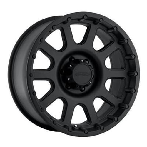 16x8 6x5.5 4.5BS Type 7032 Flat Black - Pro Comp Wheels
