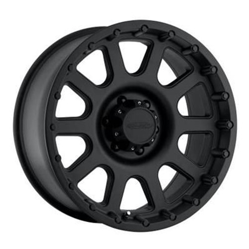 17x9 5x5.5 4.75BS Type 7032 Flat Black - Pro Comp Wheels