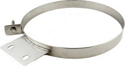 Exhaust 6in Stack Clamp Stainless Steel - Pypes