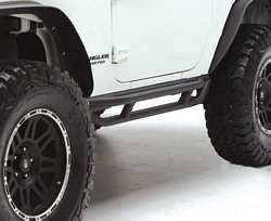 07-17 Jeep JK 2Dr SRC Side Armor Black - Smittybuilt