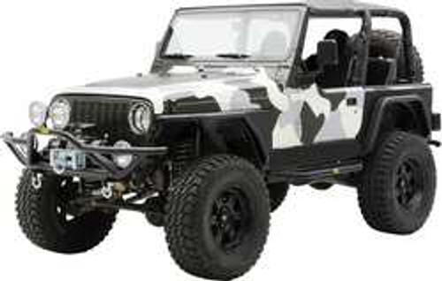 87-06 Jeep TJ/YJ SRC Front Bumper Black - Smittybuilt