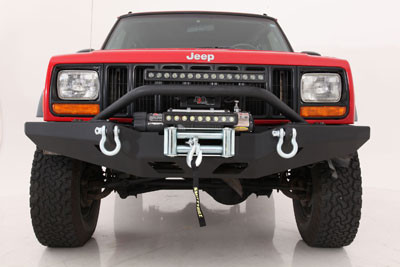 84-01 Jeep XJ XRC Front Bull Bar - Smittybuilt - Off-Road Tires
