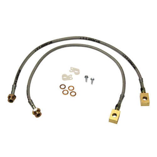 87-96 Jeep YJ 3.5-6in Front Brakelines - Skyjacker Suspension