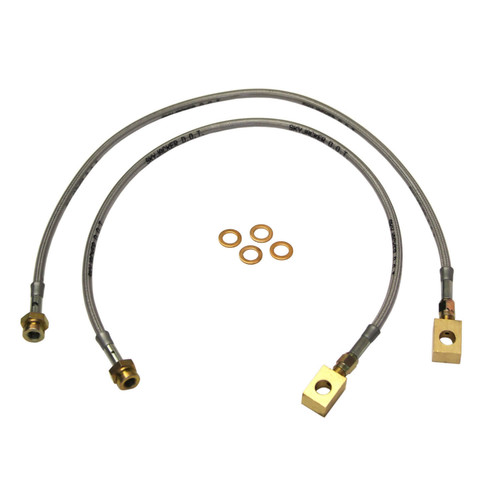 80-89 Ford F150/Bronco 4-8in Front Brakelines - Skyjacker Suspension