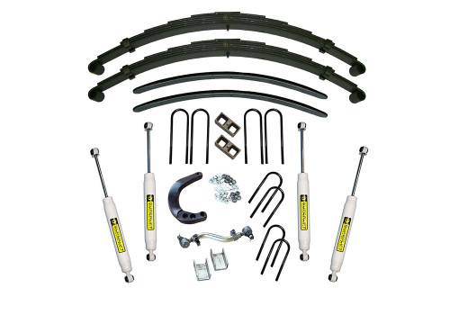73-87 Chevy/GMC K10/K15/ 73-91 Blazer/Jimmy/Sub 4WD 8in Suspension Lift Kit Rear Block Kit w/SL Shocks - Superlift Suspension