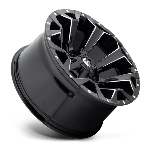 18x9 8x170 5BS D546 Assault Black Milled - Fuel Off-Road