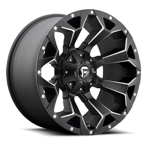 18x9 8x6.5 5BS D546 Assault Black Milled - Fuel Off-Road
