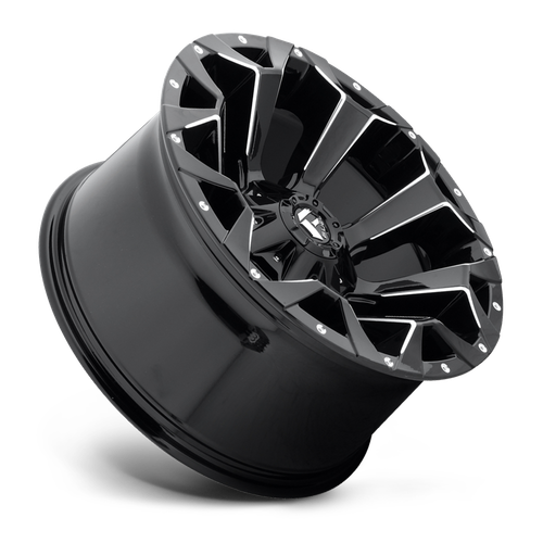 20x9 5x5.5/5x150 5BS D546 Assault Black Milled - Fuel Off-Road