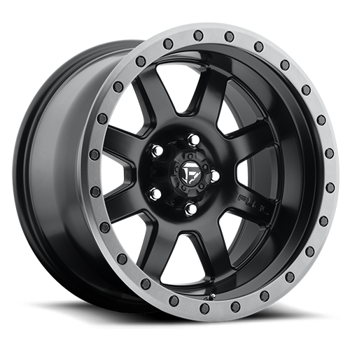 17x8.5 5x5 4.5BS D551 Trophy Matte Black - Fuel Off-Road