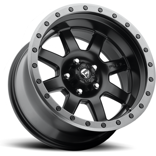 17x8.5 5x5 4.5BS D551 Trophy Matte Black - Fuel Off-Road