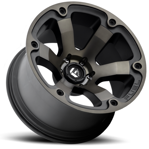 17x9 5x5 5BS D564 Beast Black Mach w/Dark Tint - Fuel Off-Road