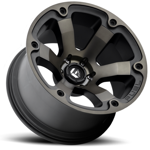 17x9 6x5.5 4.5BS D564 Beast Black Mach w/Dark Tint - Fuel Off-Road 17x9 6x5.5 4.5BS D564 Beast Black Mach w/Dark Tint - Fuel Off-Road