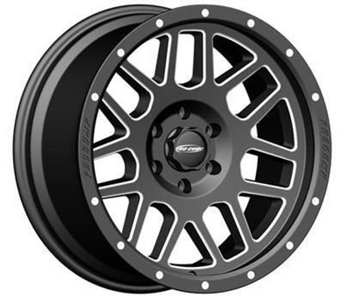 20x9 6x5.5 4.5BS Type 5140 Vertigo Satin Black Milled - Pro Comp Wheels