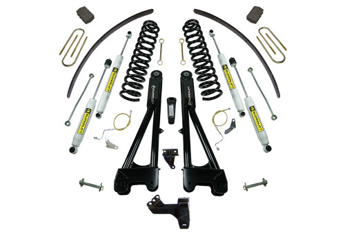 08-10 Ford F250/F350 4WD Diesel 6in Suspension Lift Kit w/Replacement Radius Arms SL Shocks - Superlift Suspension