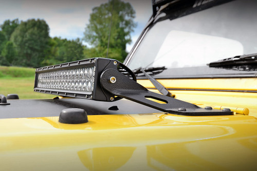 LED Light Mount Hood 20" Jeep Wrangler TJ 4WD (1997-2006)