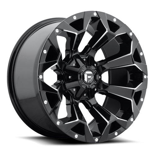 20x9 5x5.5/5x150 5.75BS D576 Assault Gloss Black Milled - Fuel Off-Road