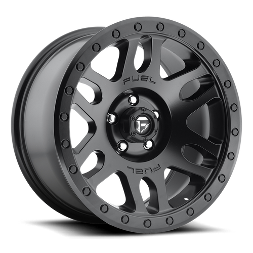 17x8.5 6x120 5BS D584 Recoil Matte Black - Fuel Off-Road