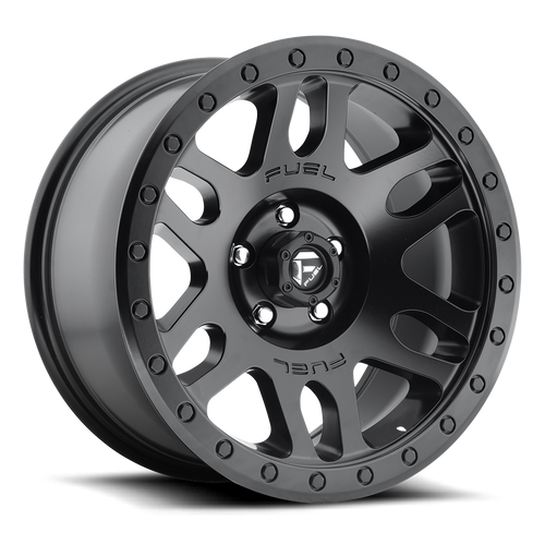 18x9 6x5.5 5BS D584 Recoil Matte Black - Fuel Off-Road