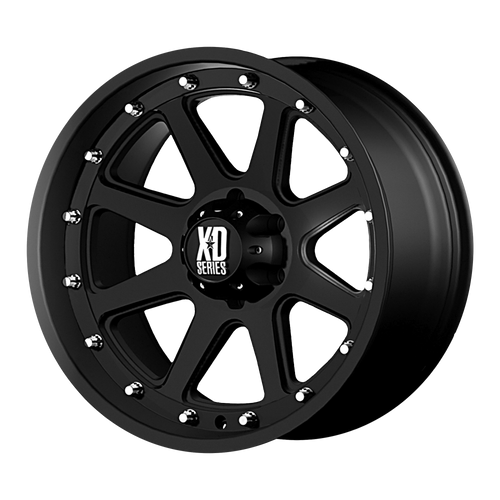 17x9 5x5 5.71BS XD798 Addict Matte Black - XD Wheels