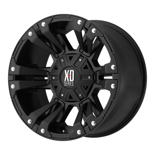 20x10 8x6.5 4.56BS XD822 Monster II Satin Black - XD Wheels