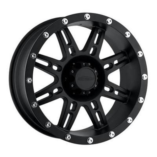 16x8 6x5.5 4.5BS Type 7031 Flat Black - Pro Comp Wheels