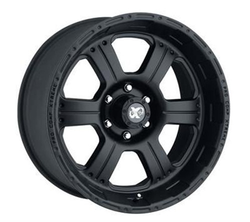 17x8 6x4.5 4BS Type 7089 Flat Black - Pro Comp Wheels