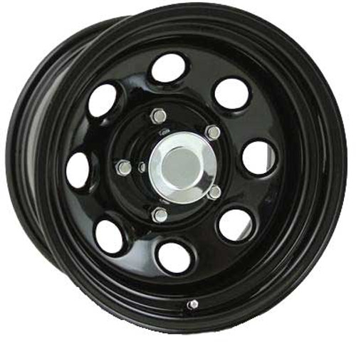 Only 1 Left! 16x8 5x5 4.25BS Type 98 Black - Pro Comp Steel Wheel