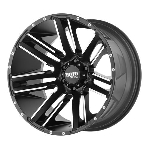 20x10 8x6.5 4.56BS MO978 Razor Black - Moto Metal Wheels