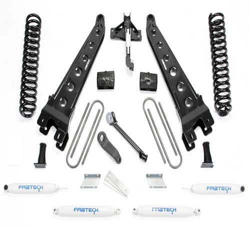 6in Rad Arm Sys W/Coils & Performance Shocks 17-20 Ford F250/F350 4wd Diesel Suspension Lift Kit - Fabtech