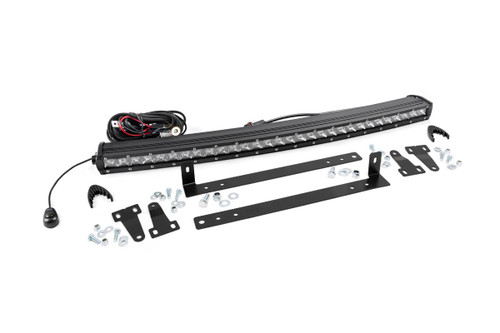LED Light Grille Mount 30" Chrome Single Row Ford F-150 (09-14)