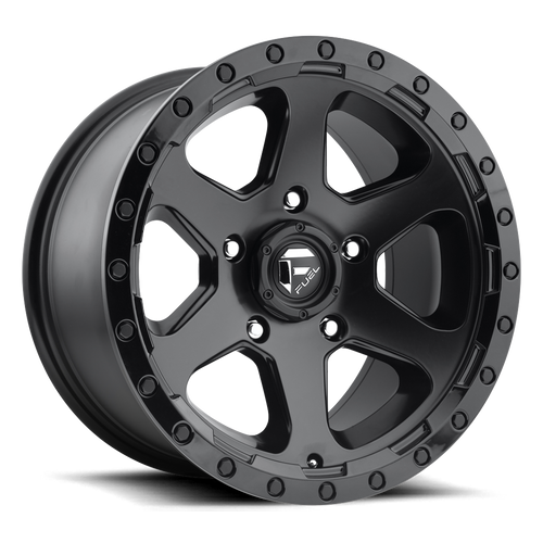 20x9 6x135 5.75BS D589 Ripper Matte Black w/ Gloss Blk - Fuel Off-Road