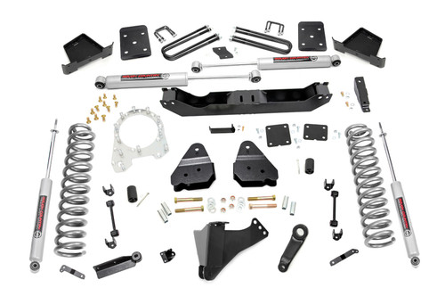 17-21 Ford F250/F350 DSL w/3.5in Axle 4.5 in Kit w/Shks - Rough Country Suspension