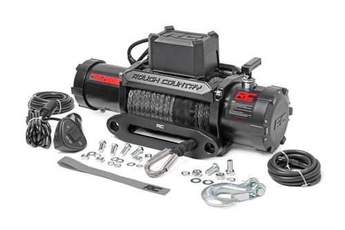 Pro Series 12000 Electric Winch w/Synthetic Rope 