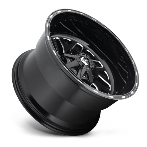 18x9 6x5.5/6x135 4.5BS D581 Triton Gloss Blk Mil - Fuel Off-Road