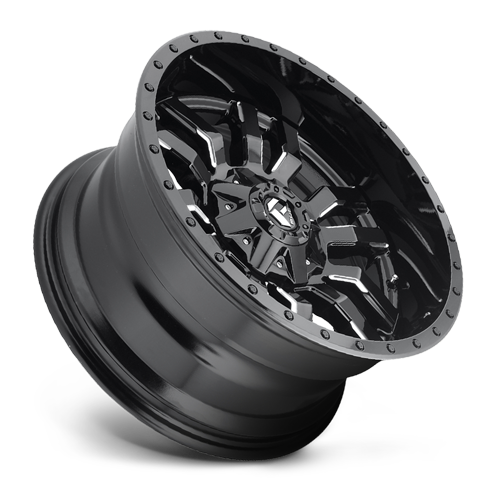 20x9 8x180 5.75BS D595 Sledge Gloss Black Milled - Fuel Off-Road