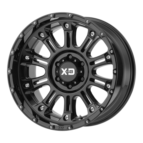 20x9 6x5.5 4.53BS XD829 Hoss II Gloss Black - XD Wheels