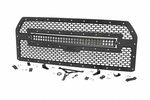 Mesh Grille 30" Dual Row LED Black Ford F-150 2WD/4WD (15-17)