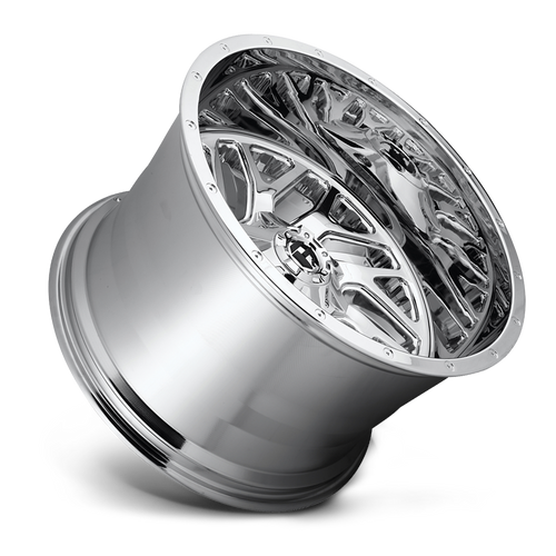 22x10 5x5.5/5x150 4.75BS D609 Triton Chrome - Fuel Off-Road