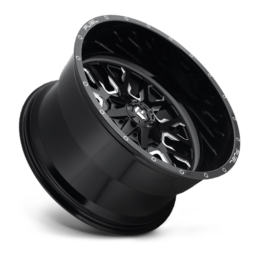 20x9 6x5.5/6x135 5BS D611 Stroke Gloss Blk Mil - Fuel Off-Road