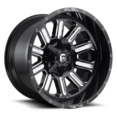 20x9 8x170 5.75BS D620 Hardline Gloss Black Mil - Fuel Off-Road