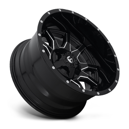 20x9 6x5.5/6x135 5BS D627 Vandal Gloss Black Milled - Fuel Off-Road 20x9 6x5.5/6x135 5BS D627 Vandal Gloss Black Milled - Fuel Off-Road