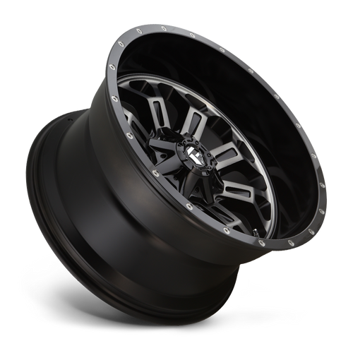 17x9 5x4.5/5x5 4.5BS D561 Crush Matte Blk Mach - Fuel Off-Road 17x9 5x4.5/5x5 4.5BS D561 Crush Matte Blk Mach - Fuel Off-Road