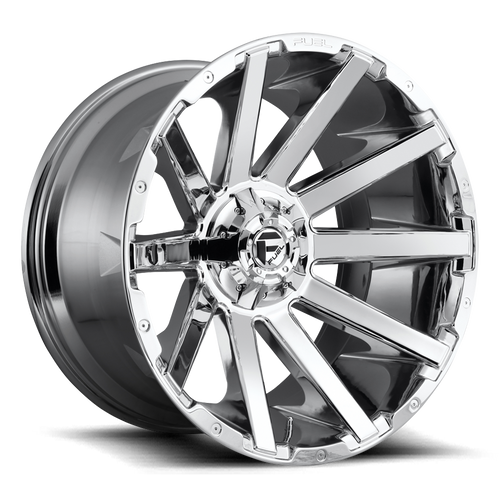 20x9 6x5.5/6x135 5.75BS D614 Contra Chrome - Fuel Off-Road