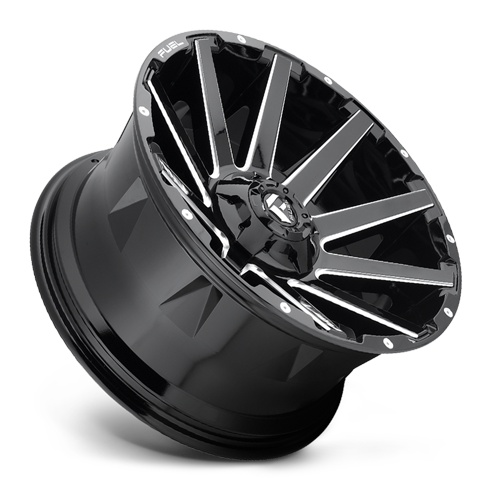 20x9 6x5.5/6x135 5.75BS D615 Contra Gloss Blk Mil - Fuel Off-Road