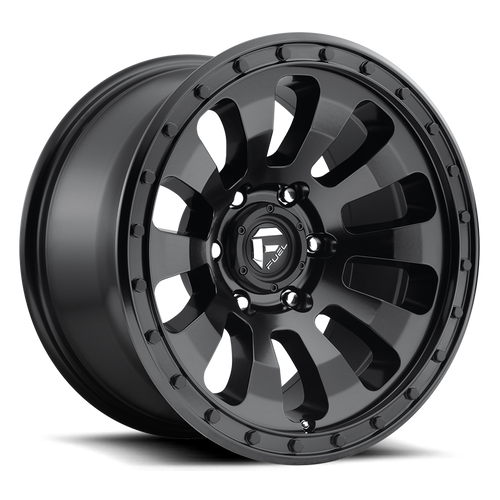 18x9 6x135 5BS D630 Tactic Matte Blk - Fuel Off-Road