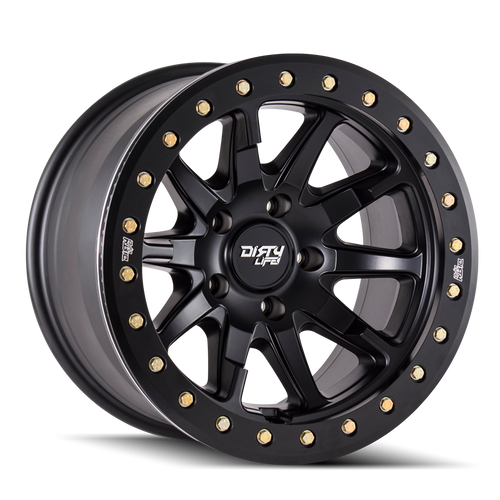 20x9 6x135 5.47BS Dt2 Matte Black - Dirty Life Wheels