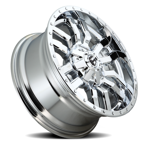 20x10 6x5.5/6x135 4.75BS D631 Sledge Chrome - Fuel Off-Road