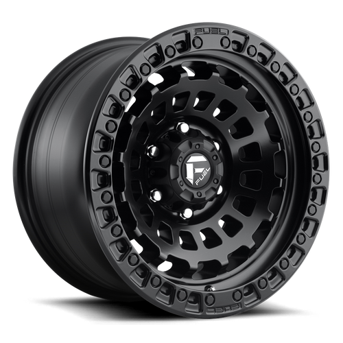 17x9 5x5 5BS D633 Zephyr Matte Black - Fuel Off-Road